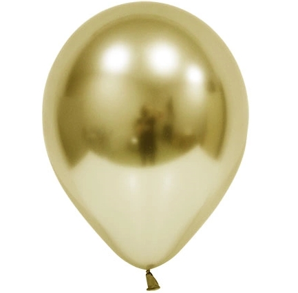 Toptan HBK 12’’ Krom Gold Balon 50li