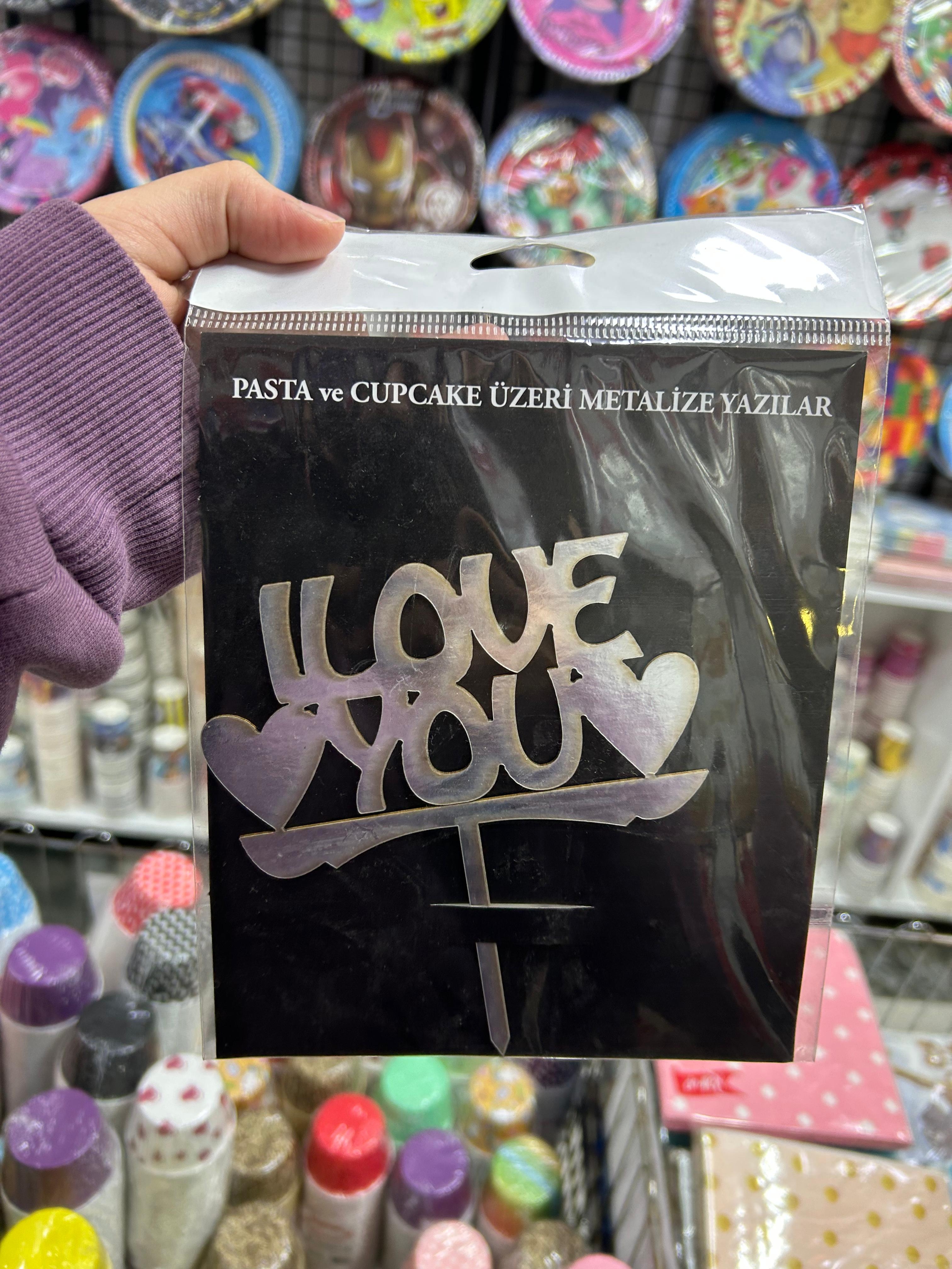 Toptan%20Pasta%20Üstü%20I%20Love%20You