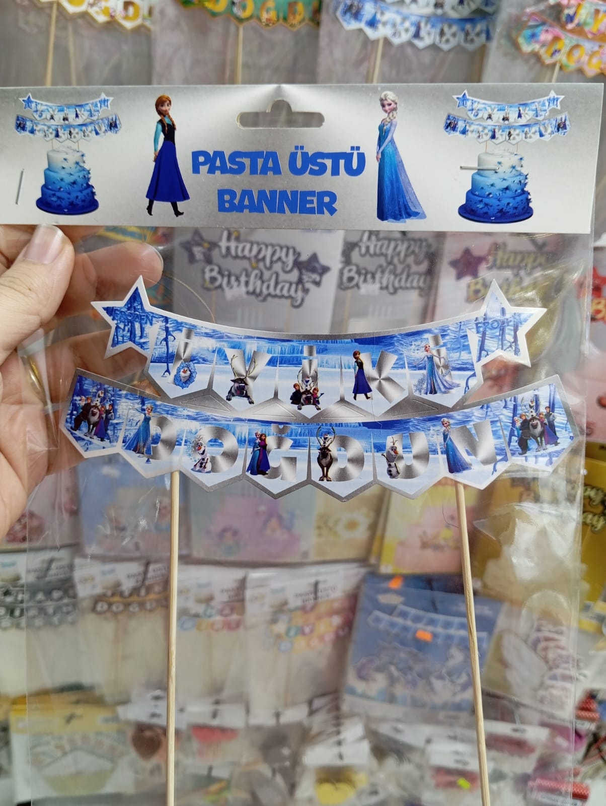 Toptan%20Pasta%20Üstü%20Banner%20İyiki%20Doğdun%20Elsa