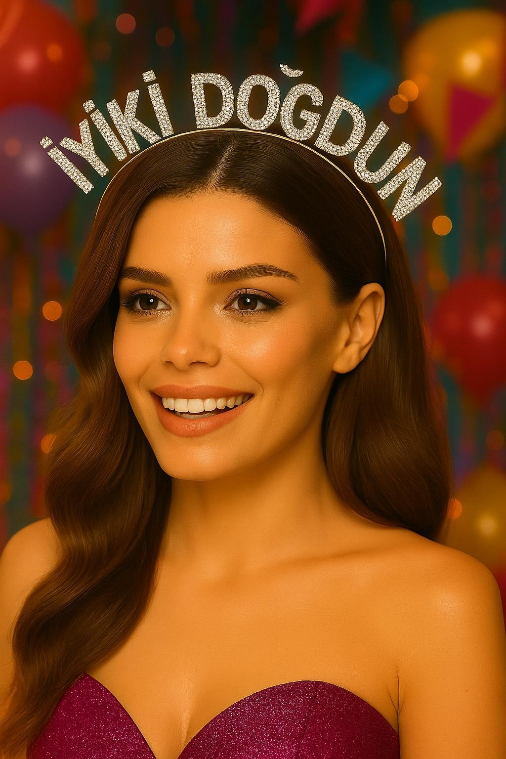Toptan%20Taşlı%20Taç%20İyiki%20Doğdun%20Gümüş