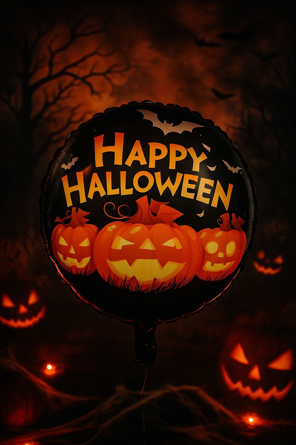 Toptan Halloween Folyo Balon 18 inç