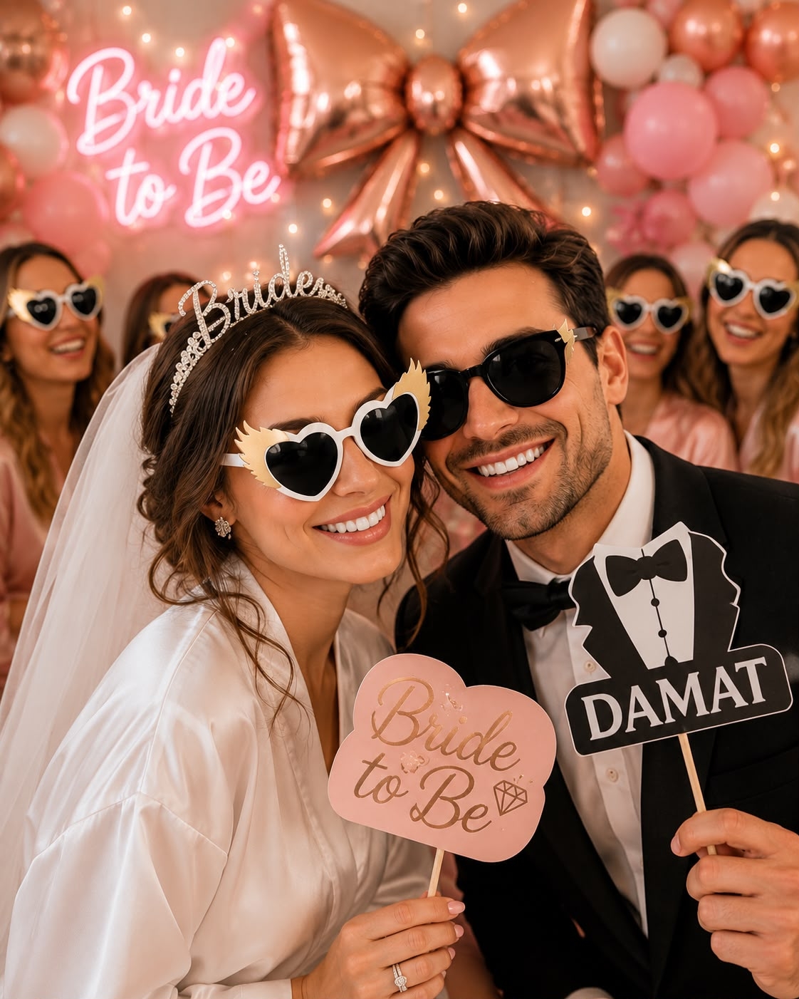 Toptan Gelin Damat 2li Gözlük