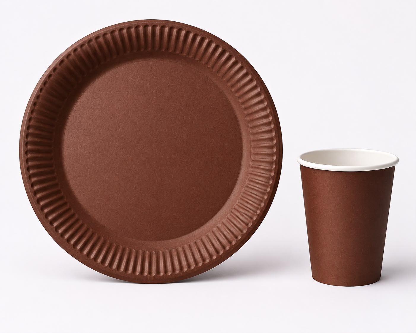 Toptan Retro Temalı Tabak Bardak Seti 8li