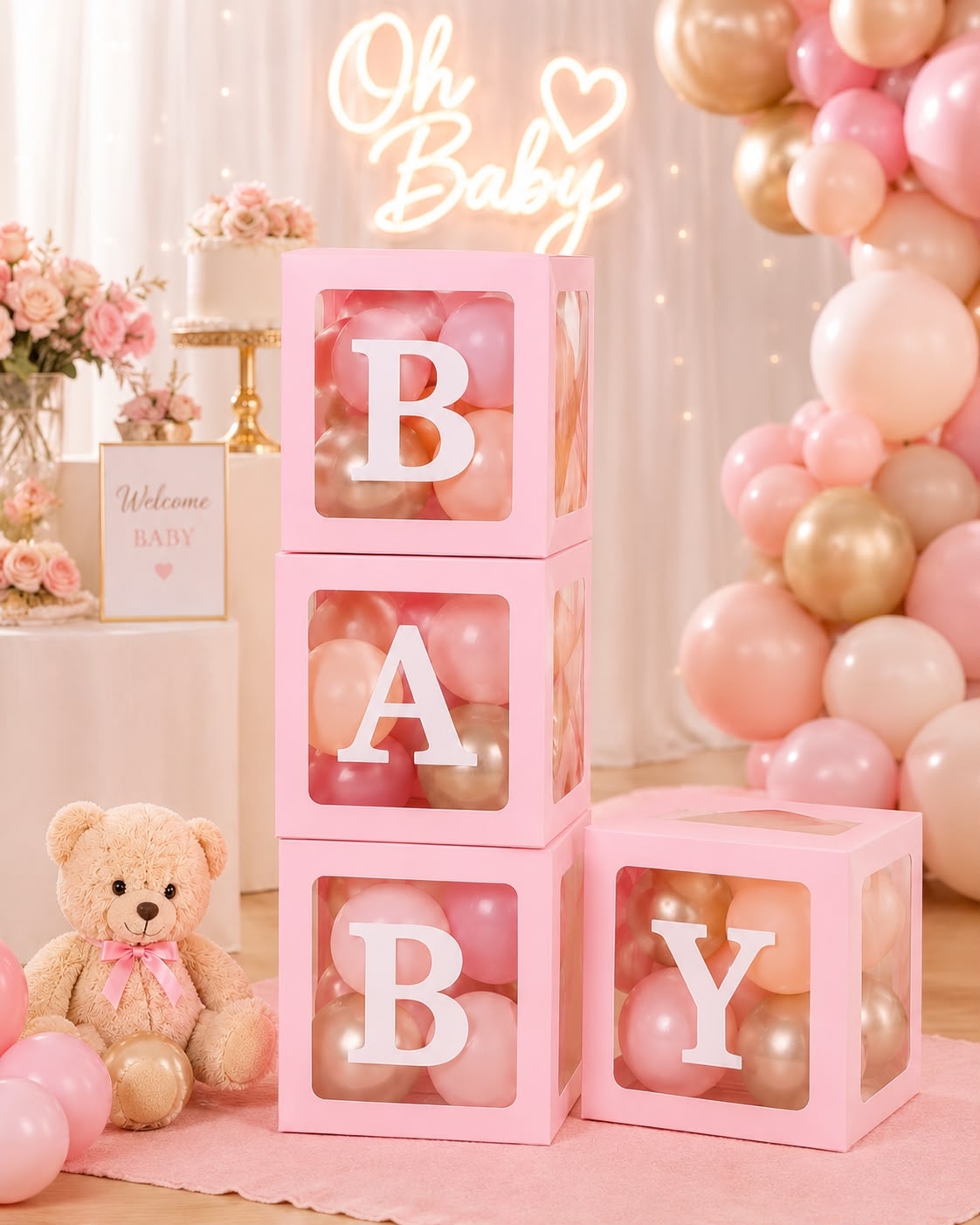 Toptan Balon Kutusu Pembe