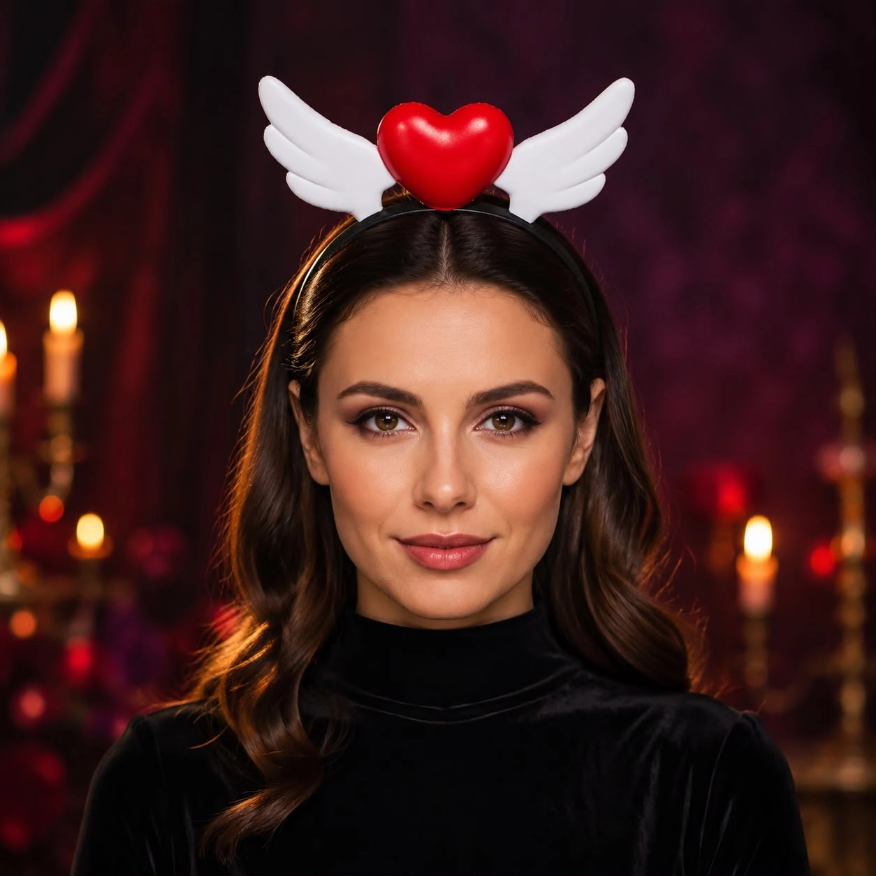 Toptan Halloween Işıklı Melek Tacı