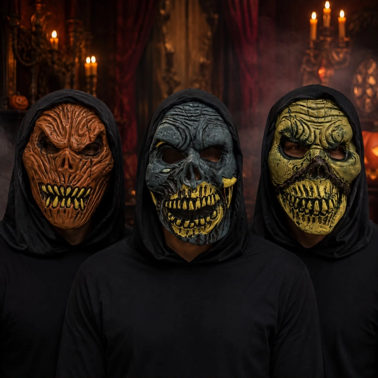 Toptan Halloween Lateks İskelet Maske