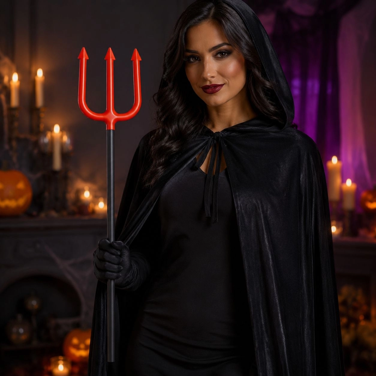 Toptan Halloween Şeytan Çatalı 100 cm