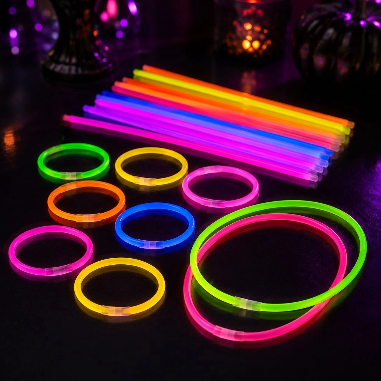 Toptan Halloween Neon Bileklik 100lü