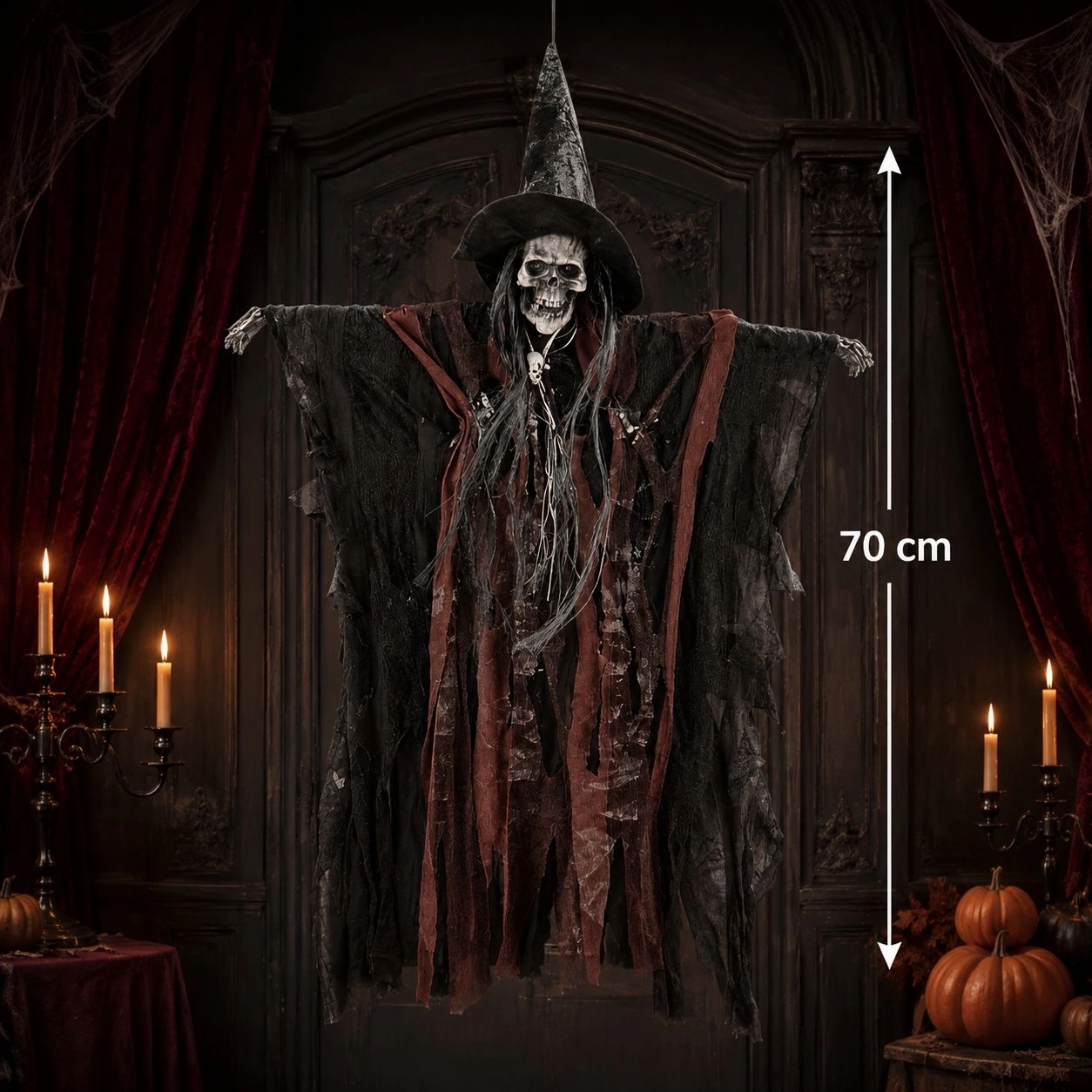 Toptan Halloween 70 cm İskelet Sesli