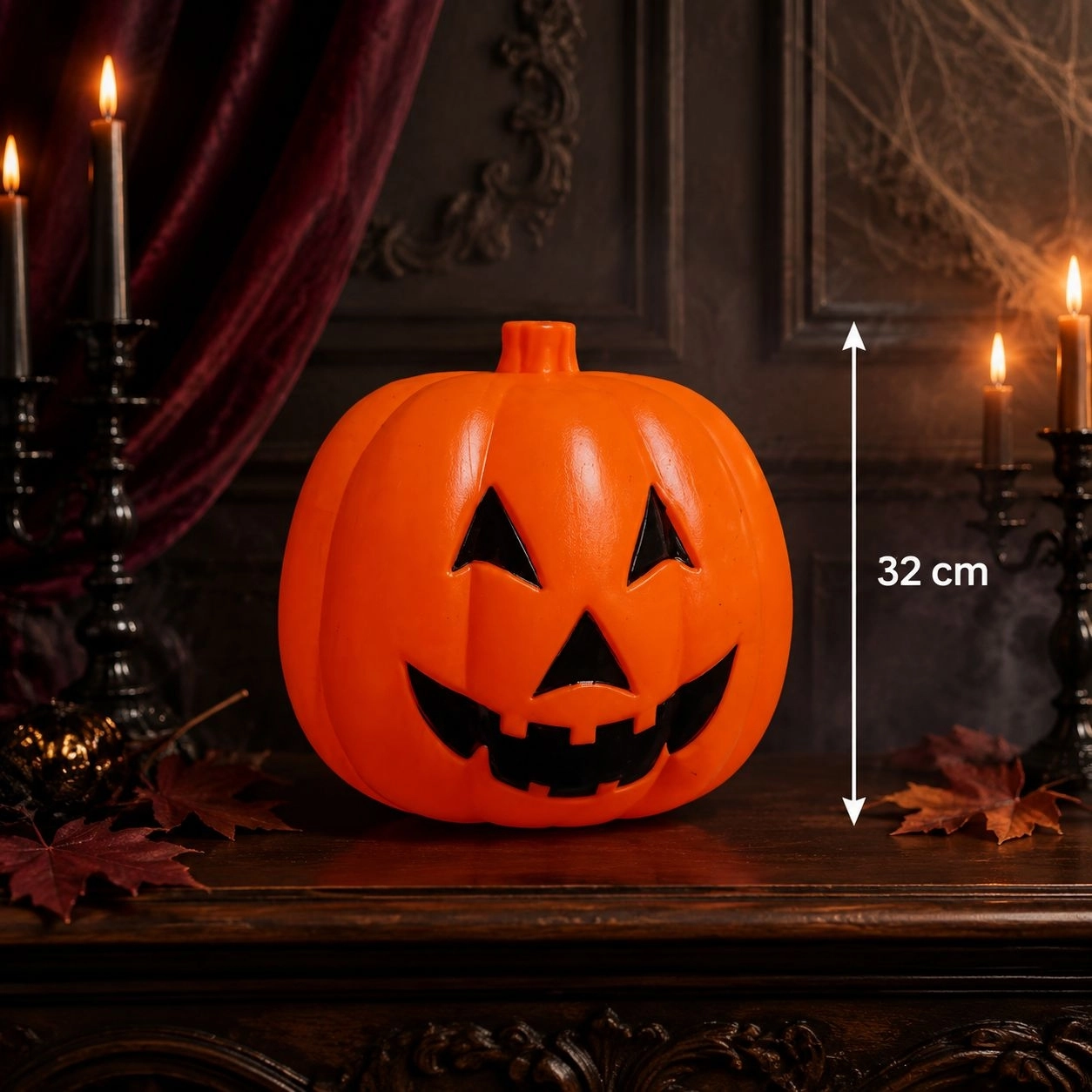Toptan Halloween Balkabağı Dev Dekor 25 cm