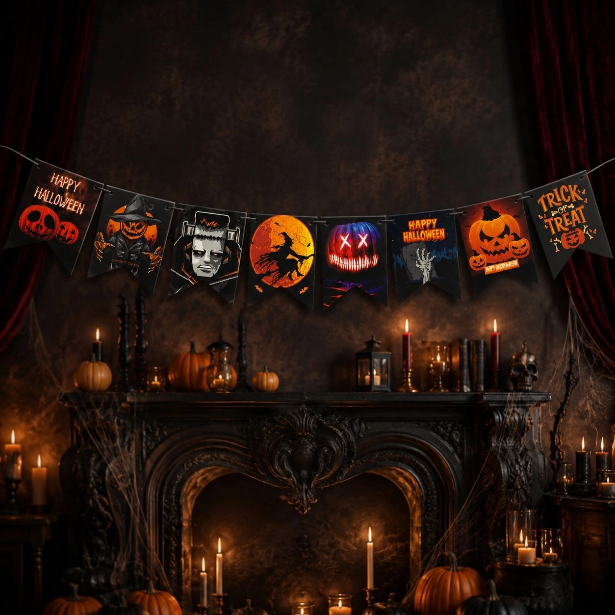 Toptan Halloween Banner